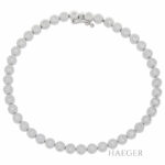 Tennisarmband 20cm Weißgold 585 / 14K mit ca. 1ct Diamanten - Bild 2 Vorschau