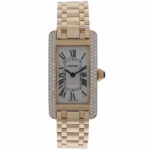 Cartier Tank Américaine Ref. 1710 Gold 18K Factory Diamonds ca. 1995 TOP Vorschau