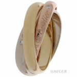Cartier Trinity Ring mit Diamanten Gr.52 Mehrfarbiges Gold 750 / 18K Vorschau