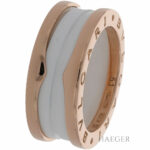 Bulgari B.Zero1 Ring Gr.51 Gelbgold 750 / 18K mit weißer Keramik Vorschau