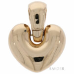 Herzanhänger Gelbgold 750 / 18K 7,25mm Öse Vorschau