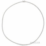 Collier 42cm Weißgold 750 / 18K mit 1,2ct Diamanten - Bild 3 Vorschau
