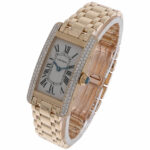 Cartier Tank Américaine Ref. 1710 Gold 18K Factory Diamonds ca. 1995 TOP - Bild 2 Vorschau