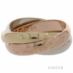 Cartier Trinity Ring Gr.49 Mehrfarbiges Gold 750 / 18K Full Set - Bild 3 Vorschau