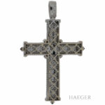 Diamant Kreuz Anhänger Weißgold 750 / 18K mit ca. 4,26ct - Bild 2 Vorschau