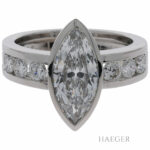 Marquise Ring Gr.52 Weißgold 750 / 18K mit ca. 2,38ct Diamanten - Bild 2 Vorschau