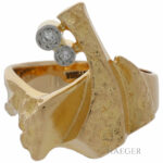 Lapponia Ring Gr.53 Gelbgold 750 / 18K mit 0,03ct Diamanten - Bild 2 Vorschau