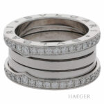 Bulgari B.Zero1 3 Band mit Diamanten Ring Gr.52 Weißgold 750 / 18K Full Set Vorschau