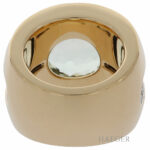 Abeler Al Coro Ring Gr.53 Gelbgold 750 / 18K mit Amethyst und Diamanten - Bild 2 Vorschau