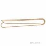 Piaget Collier 90cm Gelbgold 750 / 18K mit 0,14ct Diamanten - Bild 2 Vorschau
