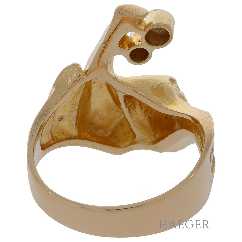 Lapponia Ring Gr.53 Gelbgold 750 / 18K mit 0,03ct Diamanten - Bild 3