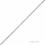 Tennisarmband 20cm Weißgold 585 / 14K mit ca. 1ct Diamanten - Bild 3 Vorschau