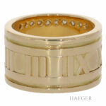 Tiffany & Co. Atlas Diamant Ring Gelbgold 750 / 18 Kt. GR 52 - Bild 2 Vorschau