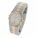 Chopard St. Moritz Ref. 8024 Steel/Gold 18KFactory Diamond Bezel ca. 1990 - Bild 2 Vorschau