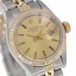 Rolex Lady-Datejust Ref 6917 Stahl/Gold 18K champagen Dial starker Stretch 1979 - Bild 4 Vorschau