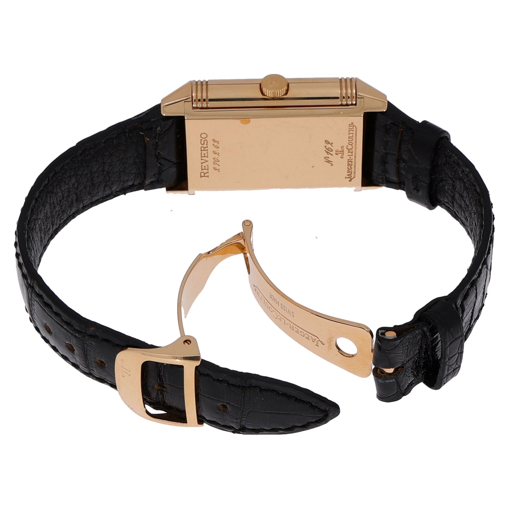 Jaeger-LeCoultre Reverso Grande Taille Ref. 270.2.62 Rosegold Skeleton Full Set 1993 - Bild 6