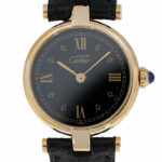 Cartier Tank Vermeil 925 Argent 24mm black dial - Bild 2 Vorschau