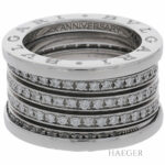 Bulgari B.Zero1 4 Band mit Diamanten Ring Gr.52 Weißgold 750 / 18K Full Set Vorschau