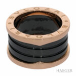 Bulgari B.Zero1 Ring Gr.51 Roségold 750 / 18K mit schwarzer Keramik Vorschau