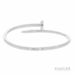 Cartier Juste un Clou Armreif Gr.18 Weißgold 750 / 18K mit Original Box Vorschau
