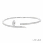 Cartier Juste un Clou Armreif Gr.18 Weißgold 750 / 18K mit Original Box Vorschau