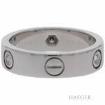 Cartier Love 3 Diamanten Ring Gr.55 Weißgold 750 / 18K Vorschau