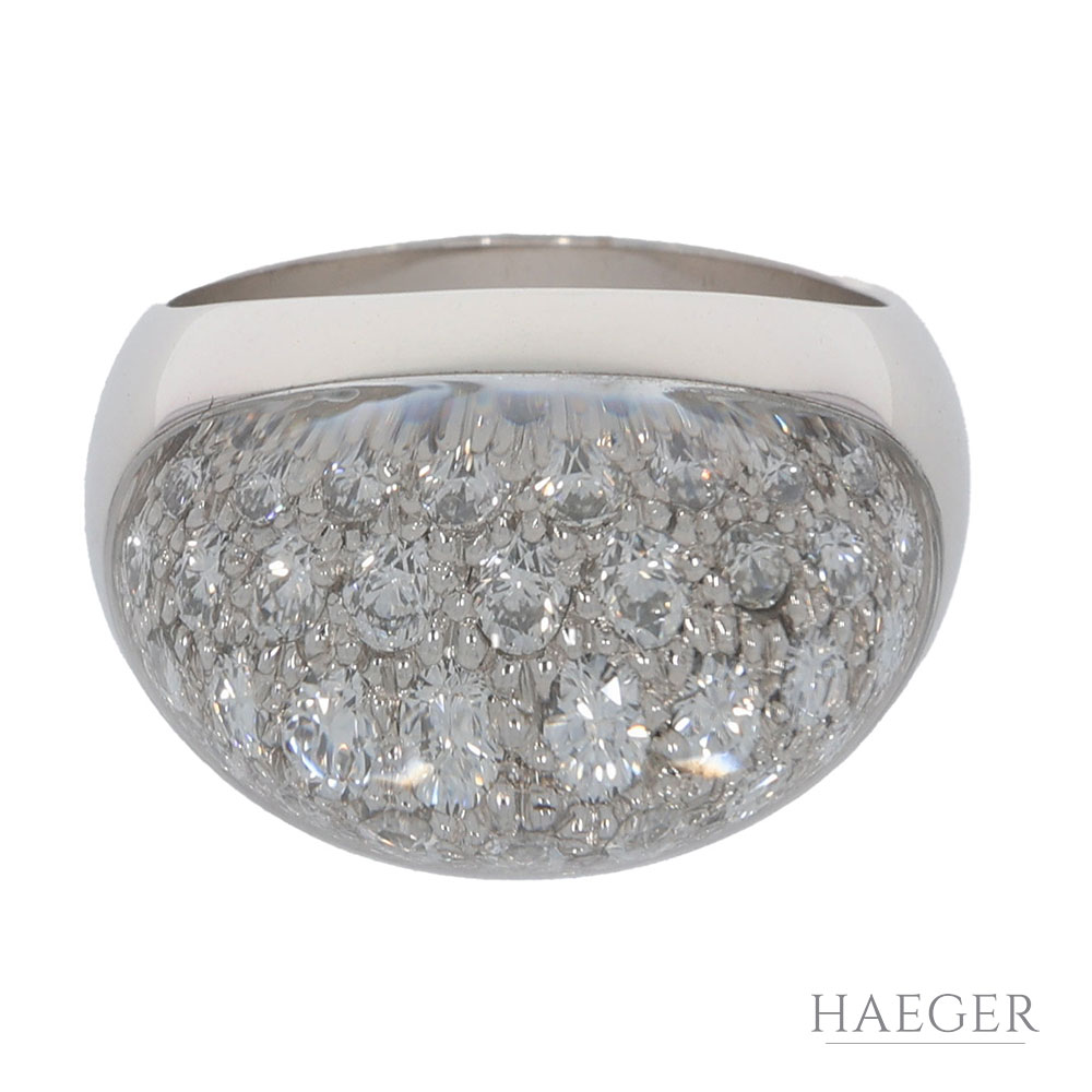 Cartier Myst Ring Gr.53 Weißgold 750 / 18K mit 1ct Diamanten