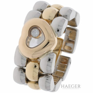 Chopard Happy Diamonds Ring Gr.52 Stahl / Gelbgold 750 / 18K mit 0,05ct Diamanten