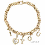 Chopard I LOVE YOU Armband Gelbgold 750 / 18K mit 0,1ct Diamanten Vorschau