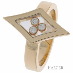 Chopard Ring Gr.53 Gelbgold 750 / 18K mit 0,09ct Diamanten mit Original Box