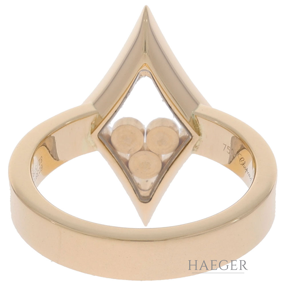 Chopard Ring Gr.53 Gelbgold 750 / 18K mit 0,09ct Diamanten mit Original Box