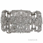 Imposantes Diamantarmband in 750er Weissgold insgesamt 6 Carat Vorschau