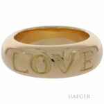 LOVE Ring Gr.58 Gelbgold 750 / 18K Vorschau