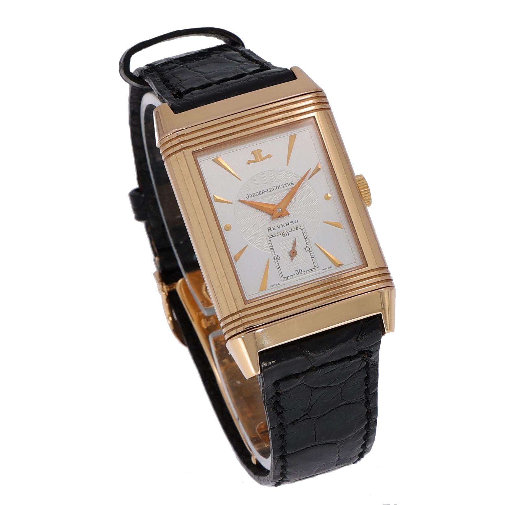 Jaeger-LeCoultre Reverso Grande Taille Ref. 270.2.62 Rosegold Skeleton Full Set 1993