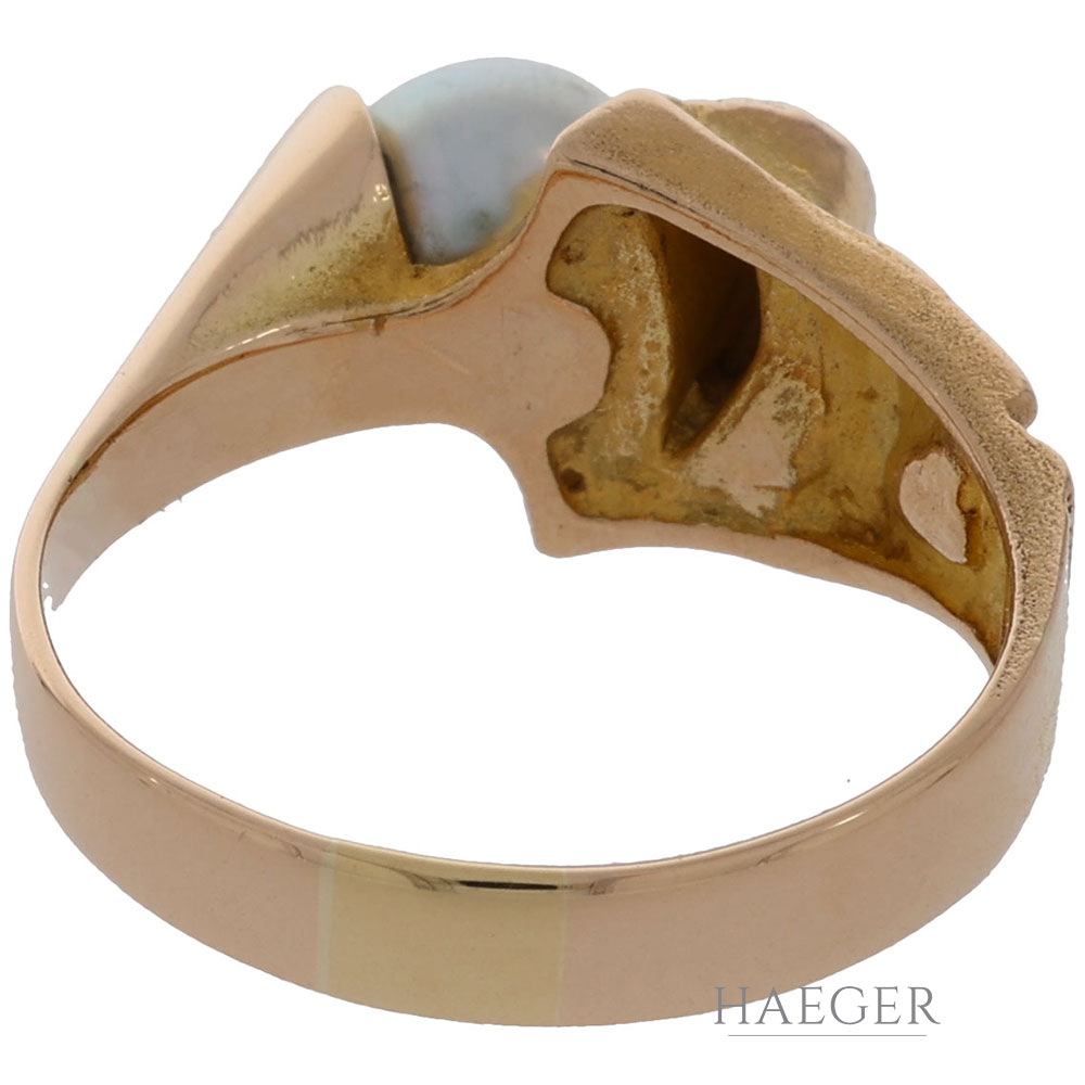 Lapponia Zarte Eleganz Ring Gr.58 Gelbgold 585 / 14K