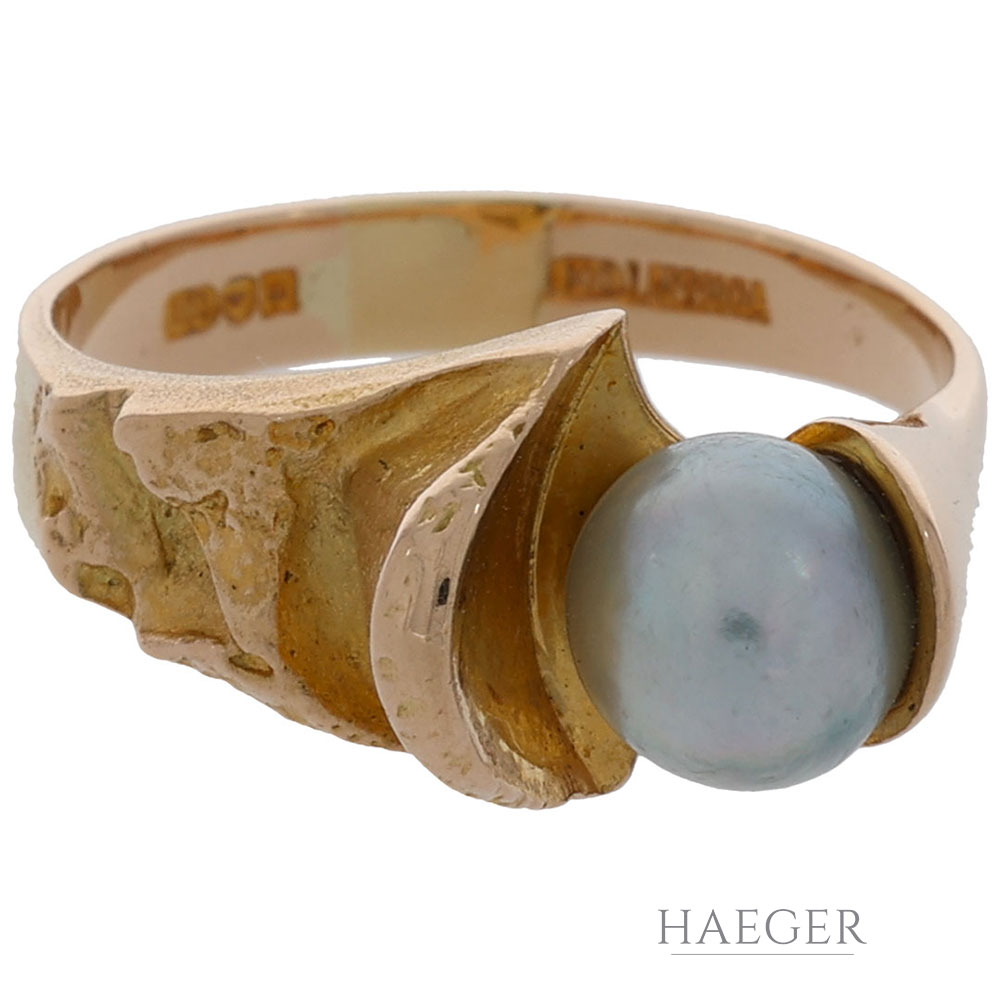 Lapponia Zarte Eleganz Ring Gr.58 Gelbgold 585 / 14K