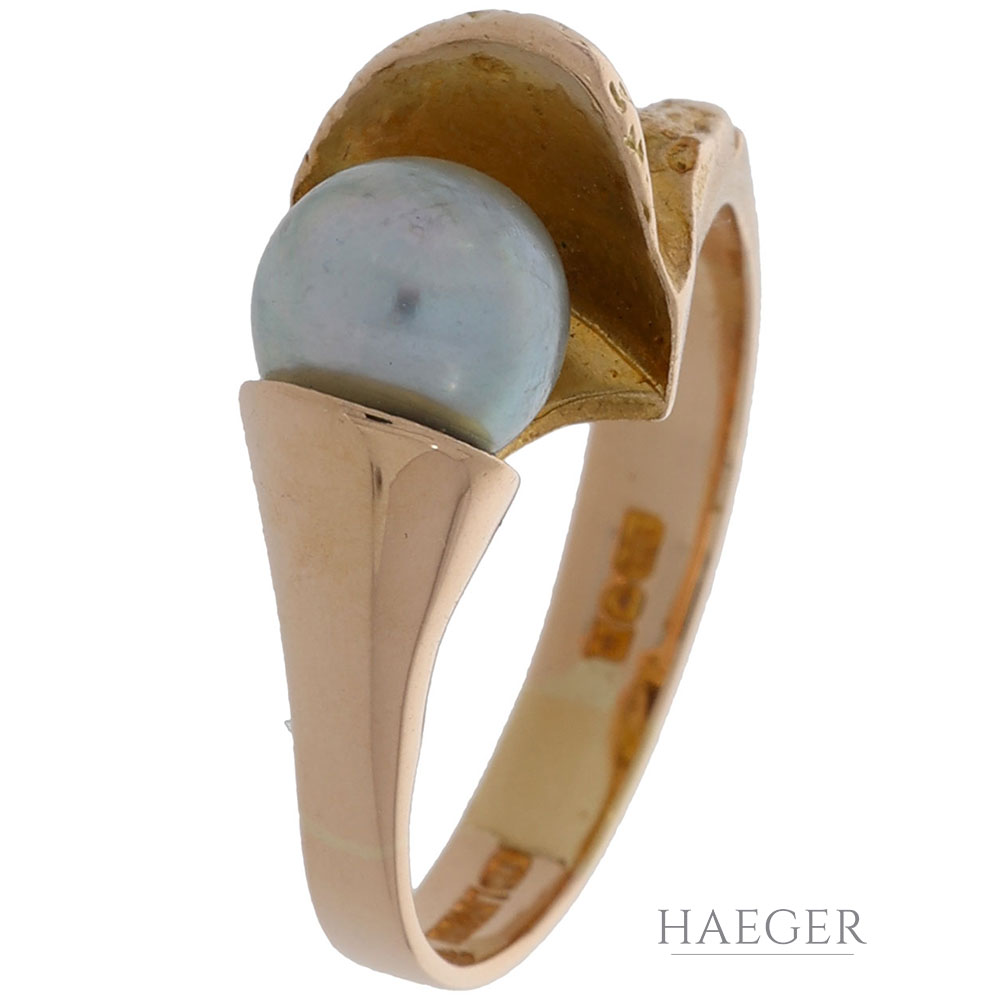 Lapponia Zarte Eleganz Ring Gr.58 Gelbgold 585 / 14K