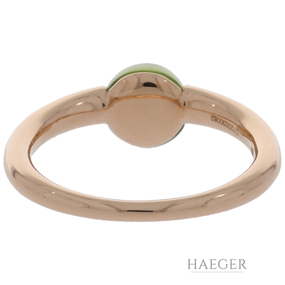 Pomellato Peridot Ring Gr.52 Roségold 750 / 18K