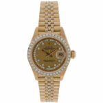 Rolex Lady-Datejust 26 Ref. 69138 Gold 18K Preisdent Aftermarket Diamonds Vorschau