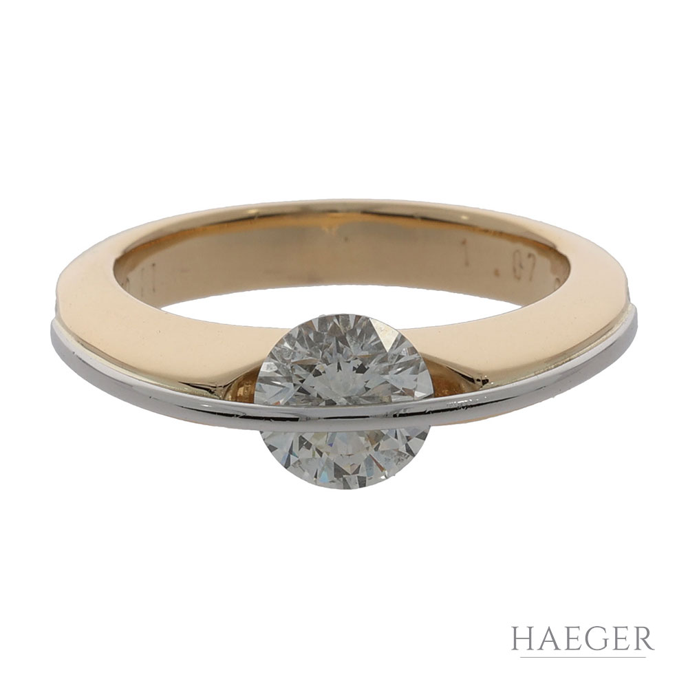 Schaffrath Liberté Diamantring in 750er Gelbgold