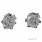 Solitärohrstecker Weißgold 750 / 18K mit 1,2ct Diamanten Vorschau