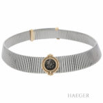 Bulgari Tubogas Monete Collier 43cm Stahl / Gelbgold Vorschau