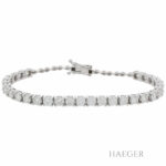 Tennisarmband 17cm Weißgold 585 / 14K mit 4,5ct Diamanten Vorschau