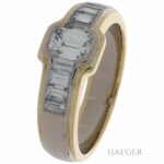 Diamant Ring Gr.58 Gelb,- Weißgold 750 / 18K mit 1,57ct Vorschau