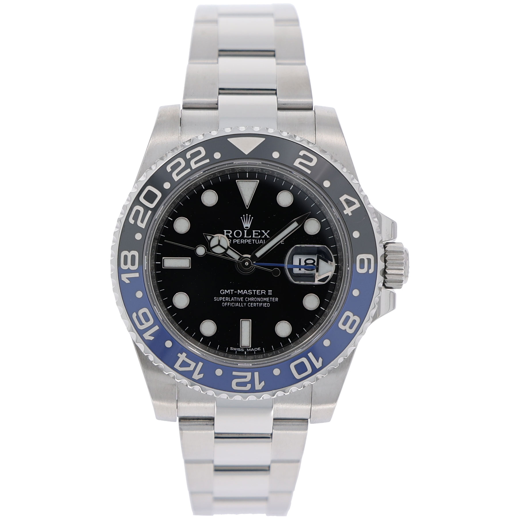 Rolex GMT-Master II „Batman“ Ref. 116710 BLNR Full Set 2013