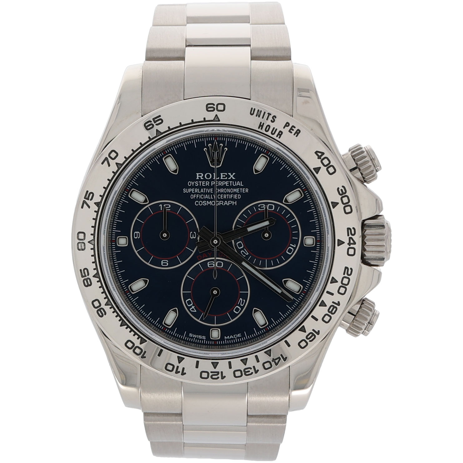 Rolex Daytona Ref. 116509 Weißgold 18K Full Set 2022 LC100 Rolex Service 02/2023
