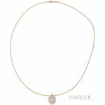 Kette mit Diamantanhänger 43cm Gelbgold 750 / 18K mit 2,57ct - Bild 2 Vorschau
