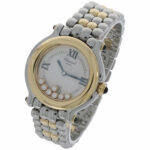 Chopard Happy Sport Stahl/Gold Mid Size 7 schwebende Diamanten 5 Saphire 2006 - Bild 2 Vorschau