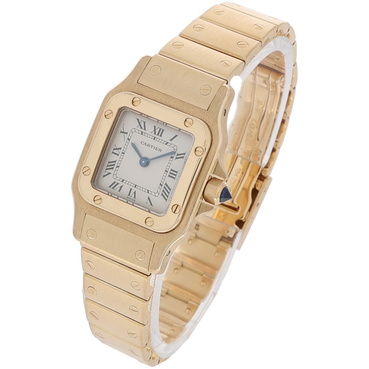 Cartier Santos Lady Ref. 866930 Gold 18K Full Set 1997 Vintage - Bild 2