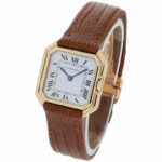 Cartier Ceinture Ref. 78100 Gold 18K White dial Manual Wind ca. 1990 - Bild 2 Vorschau